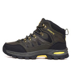 Mens Winter Snow Boots Waterproof Leather Super Warm Men's Boots Outdoor Hiking Boots Ankle Snow Hiking Boots Warm Water Resistant Non Slip Soft Lined Design Stevvex