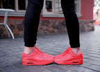 Mens Womens Luxury Sneakers Mesh Sports Casual Shoes Solid Lace-Up Outdoor Sports Sneakers Lace Up Unisex Walk Men's Air Athletic Running Shoes Fashion Sport Sneakers