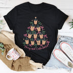 Merry And Coffeinated Tee Peachy Sunday