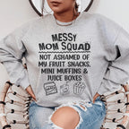 Messy Mom Squad Sweatshirt Peachy Sunday