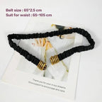 Metal Adjustable Chain Link Belts Fashion Belly Jewelry For Jeans Dresses Elegant Cool Style Lock Design Belts For Women Charming Belt Stevvex