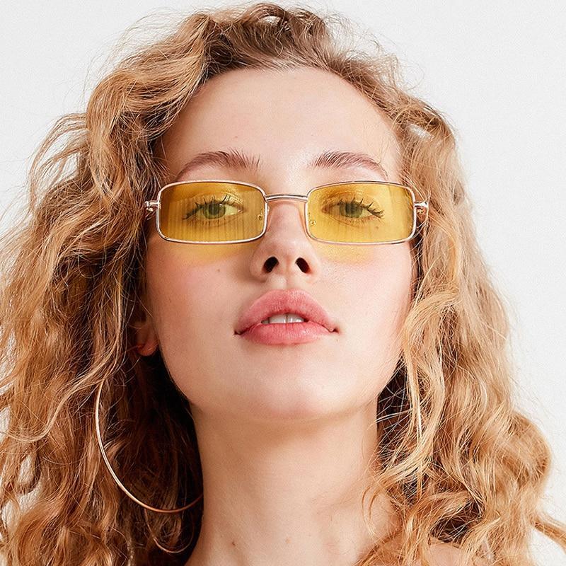Metal Frame New Square Shape Sunglasses For Women & Men New  Decent & Elegant Lens Mirror New Popular Shades For Ladies Sun Glasses Stevvex