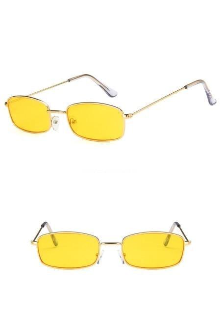 Metal Frame New Square Shape Sunglasses For Women & Men New  Decent & Elegant Lens Mirror New Popular Shades For Ladies Sun Glasses Stevvex