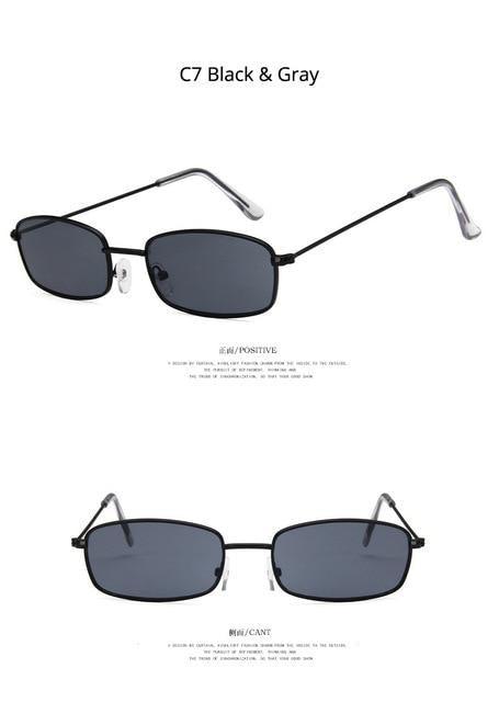 Metal Frame New Square Shape Sunglasses For Women & Men New  Decent & Elegant Lens Mirror New Popular Shades For Ladies Sun Glasses Stevvex