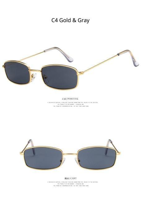 Metal Frame New Square Shape Sunglasses For Women & Men New  Decent & Elegant Lens Mirror New Popular Shades For Ladies Sun Glasses Stevvex