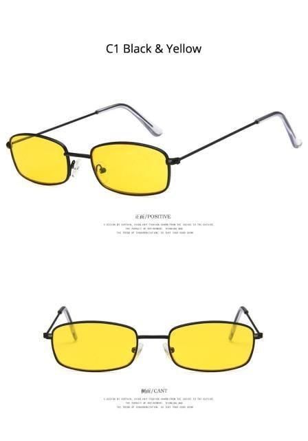Metal Frame New Square Shape Sunglasses For Women & Men New  Decent & Elegant Lens Mirror New Popular Shades For Ladies Sun Glasses Stevvex
