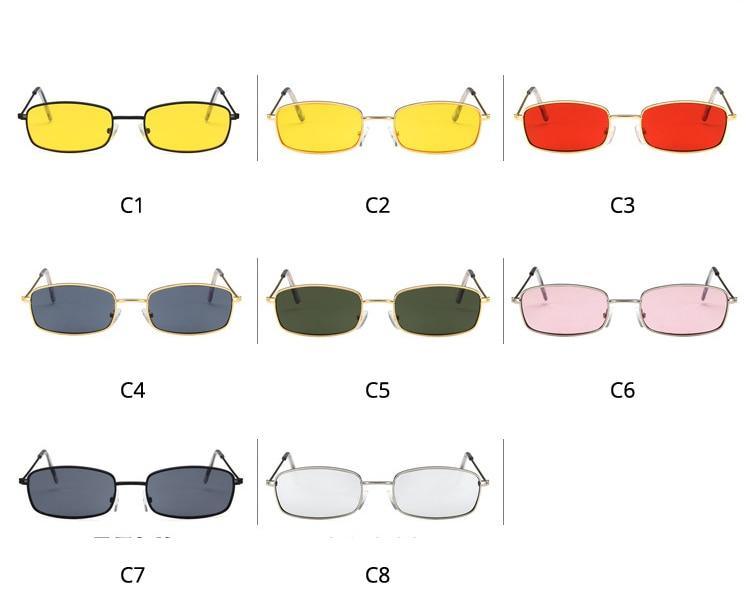 Metal Frame New Square Shape Sunglasses For Women & Men New  Decent & Elegant Lens Mirror New Popular Shades For Ladies Sun Glasses Stevvex