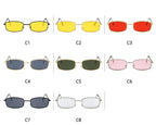 Metal Frame New Square Shape Sunglasses For Women & Men New  Decent & Elegant Lens Mirror New Popular Shades For Ladies Sun Glasses Stevvex