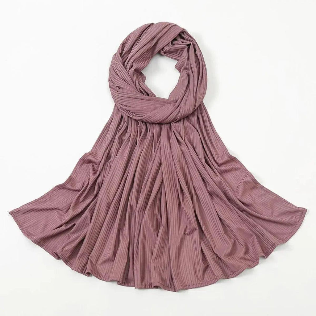 Crinkled Soft Jersey Hijab | Crinkled Hijab (MH001) Mariam's Collection