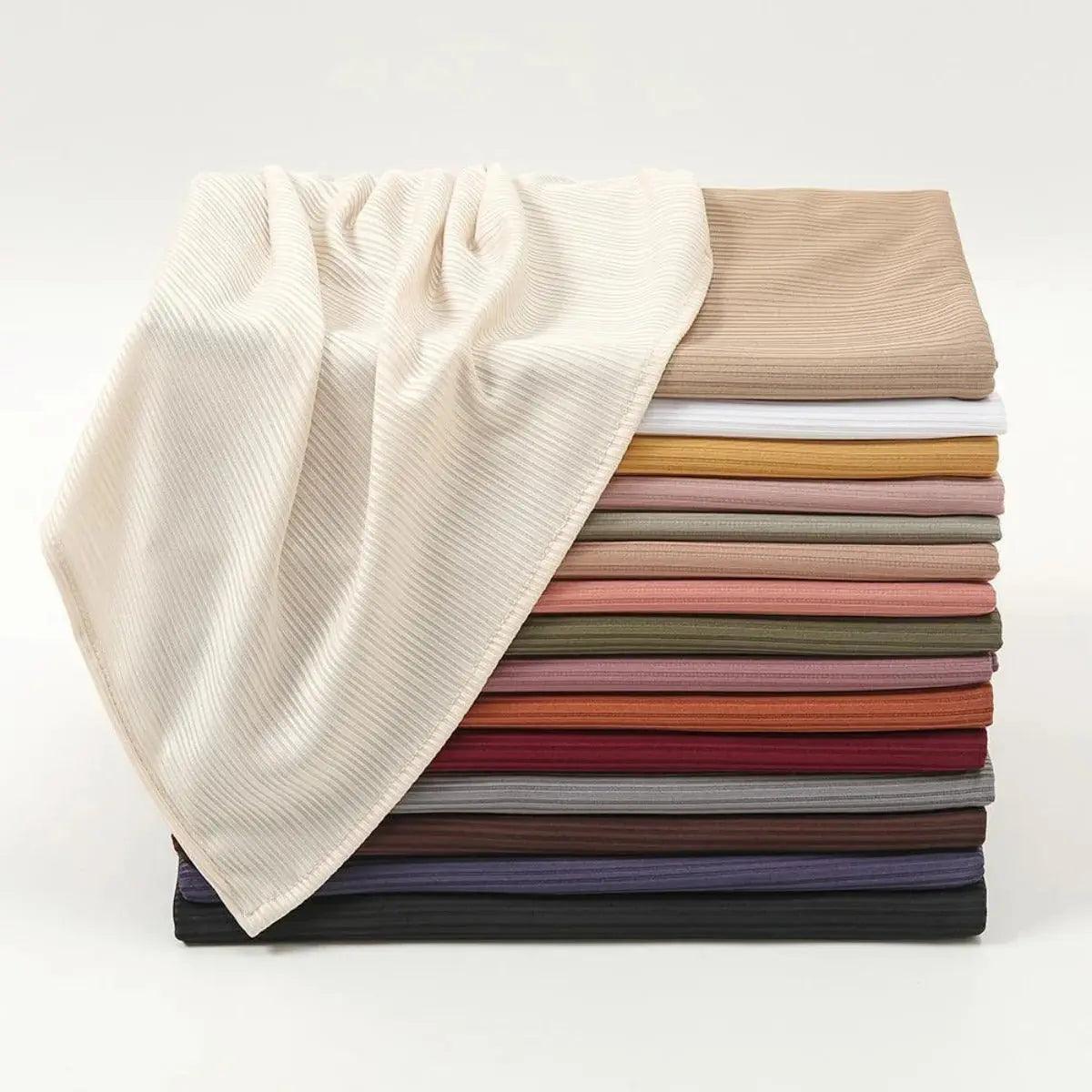Crinkled Soft Jersey Hijab | Crinkled Hijab (MH001) Mariam's Collection