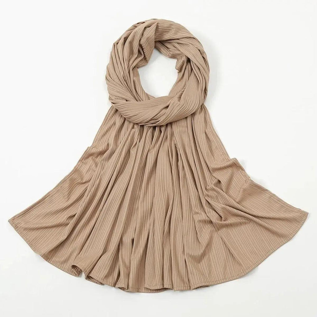Crinkled Soft Jersey Hijab | Crinkled Hijab (MH001) Mariam's Collection