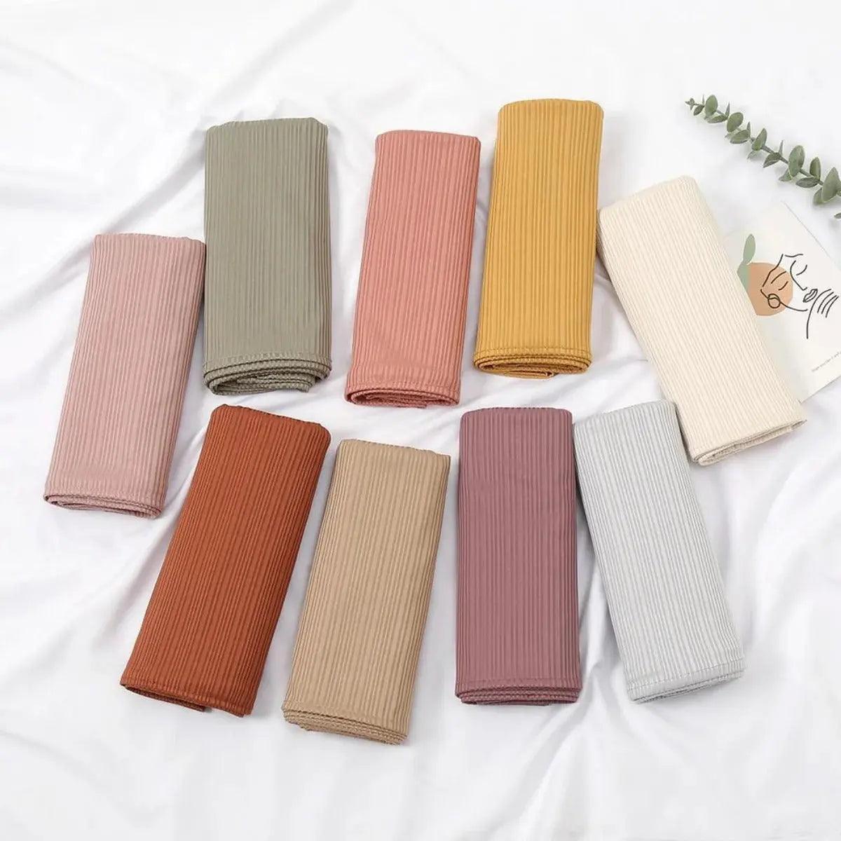 Crinkled Soft Jersey Hijab | Crinkled Hijab (MH001) Mariam's Collection