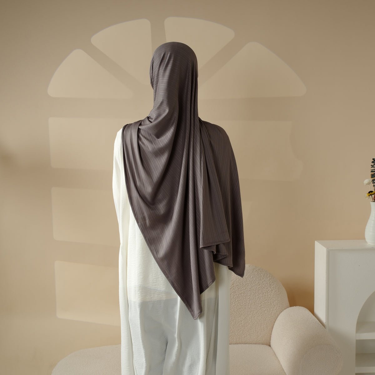 Crinkled Soft Jersey Hijab | Crinkled Hijab (MH001) Mariam's Collection