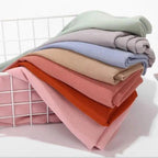 Crepe Scarf Crinkle Chiffon Hijab for Women Shawls Ripple Pleated (MH003) Mariam's Collection