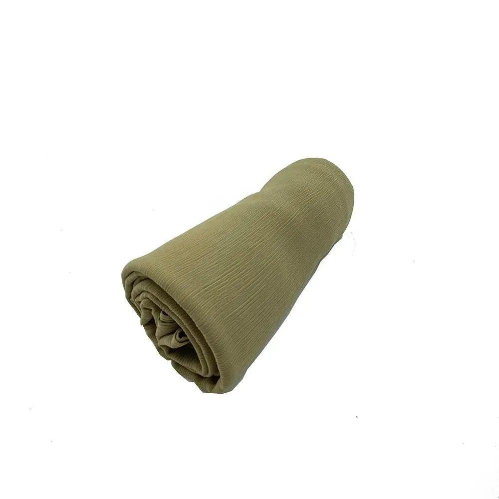 Crepe Scarf Crinkle Chiffon Hijab for Women Shawls Ripple Pleated (MH003) Mariam's Collection