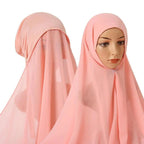 Chiffon Instant Hijab with Modal Undercap (MH004) Mariam's Collection