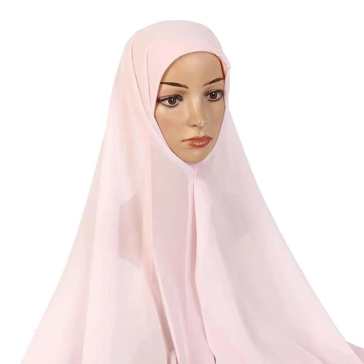 Chiffon Instant Hijab with Modal Undercap (MH004) Mariam's Collection