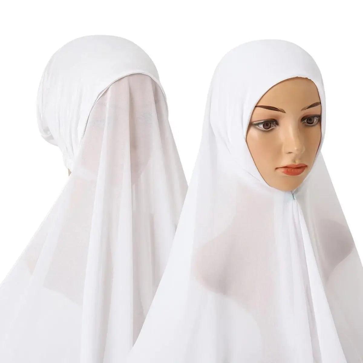 Chiffon Instant Hijab with Modal Undercap (MH004) Mariam's Collection