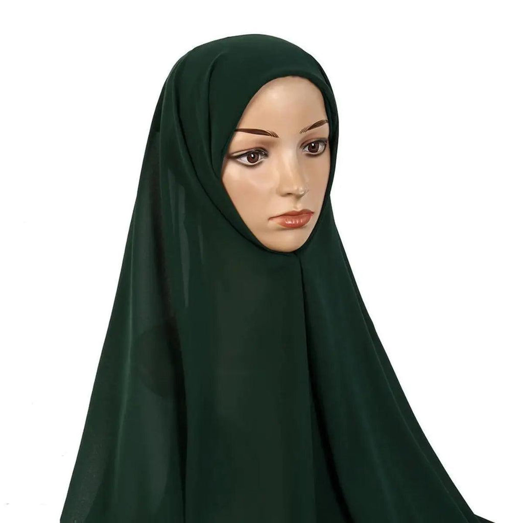 Chiffon Instant Hijab with Modal Undercap (MH004) Mariam's Collection