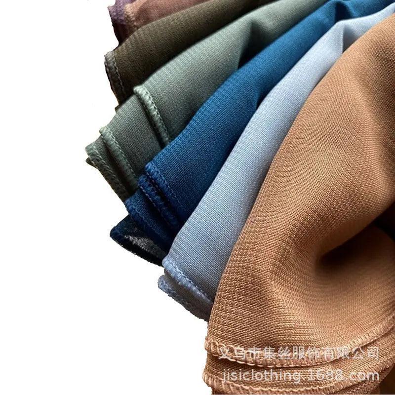 Composite Silk Chiffon Scarf  Classics Hijab (MH021) Mariam's Collection