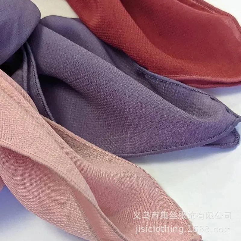 Composite Silk Chiffon Scarf  Classics Hijab (MH021) Mariam's Collection
