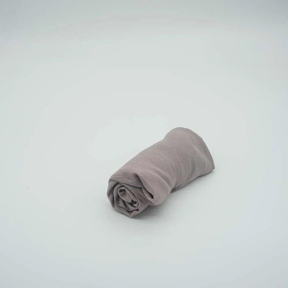 Women's hijab in Solid Color with Silver Silk Bronzing (MH022) Mariam's Collection