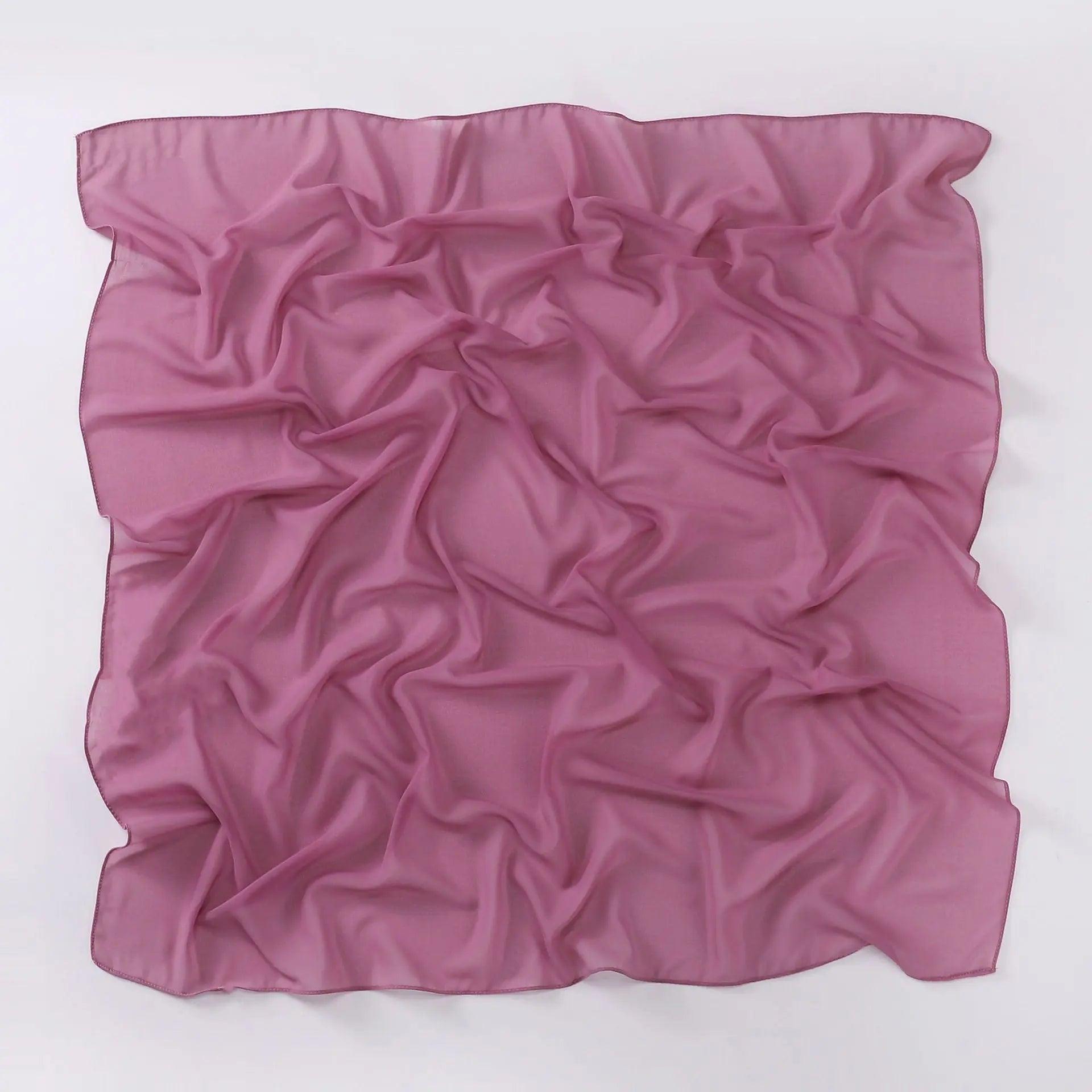 Pearl chiffon square hijab (MH028) - SJB-DIAMOND ELITES