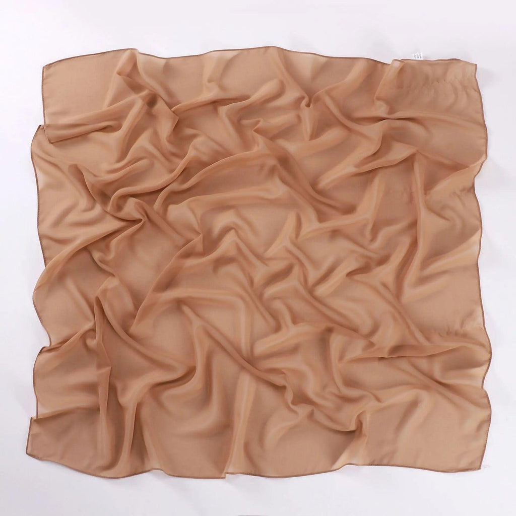 Pearl chiffon square hijab (MH028) - SJB-DIAMOND ELITES