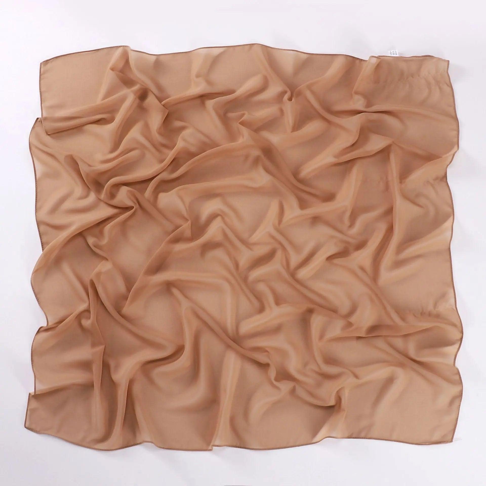 Pearl chiffon square hijab (MH028) - SJB-DIAMOND ELITES