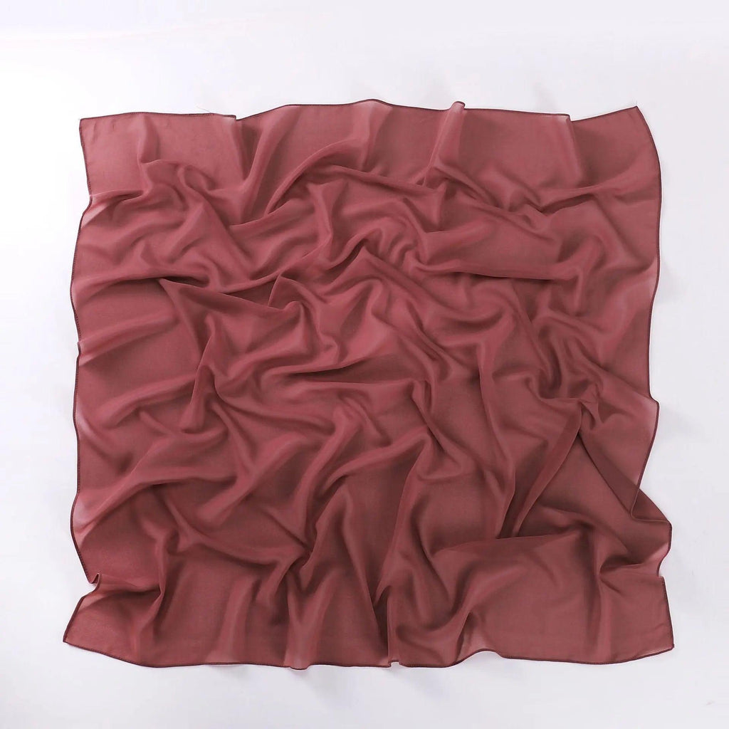 Pearl chiffon square hijab (MH028) - SJB-DIAMOND ELITES