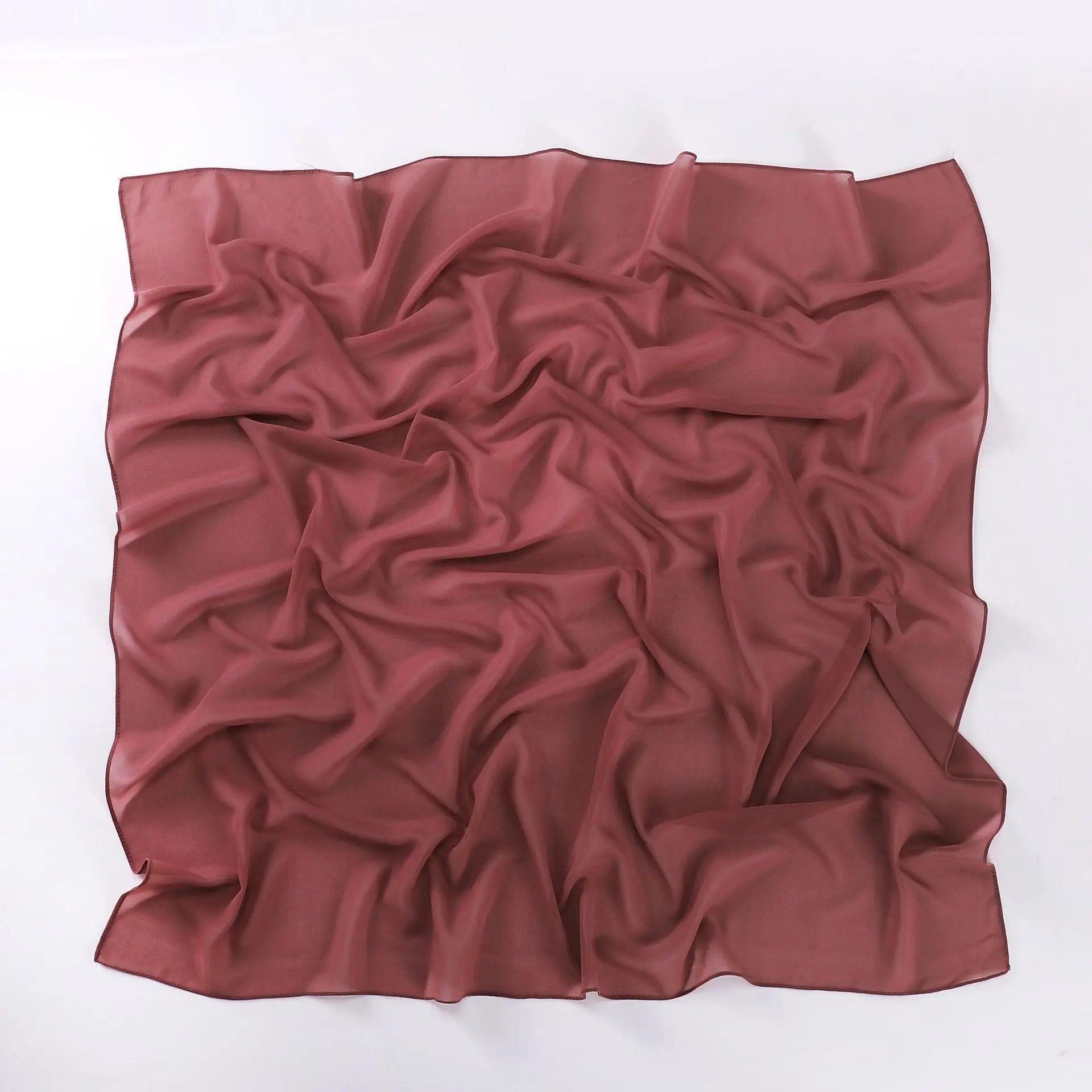 Pearl chiffon square hijab (MH028) - SJB-DIAMOND ELITES