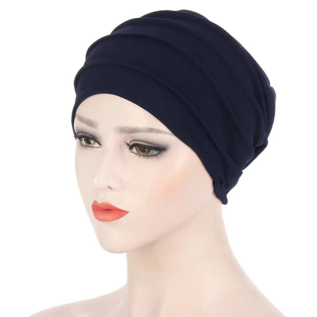 Solid Color Slub Cotton Undercap Hijab (MH031) - SJB-DIAMOND ELITES