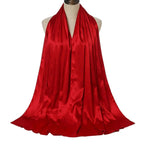 Solid Color Pearl Satin Scarf Fashion Soft Hijab (MH034) - SJB-DIAMOND ELITES