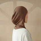 Solid Color Chiffon Hijab  With Neck Base Hat 2pcs Set (MH036) - SJB-DIAMOND ELITES