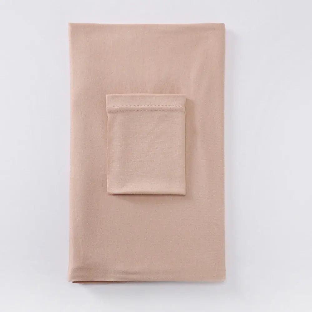 Solid Color Hijab With Basic Headscarf Cap (MH038) - SJB-DIAMOND ELITES