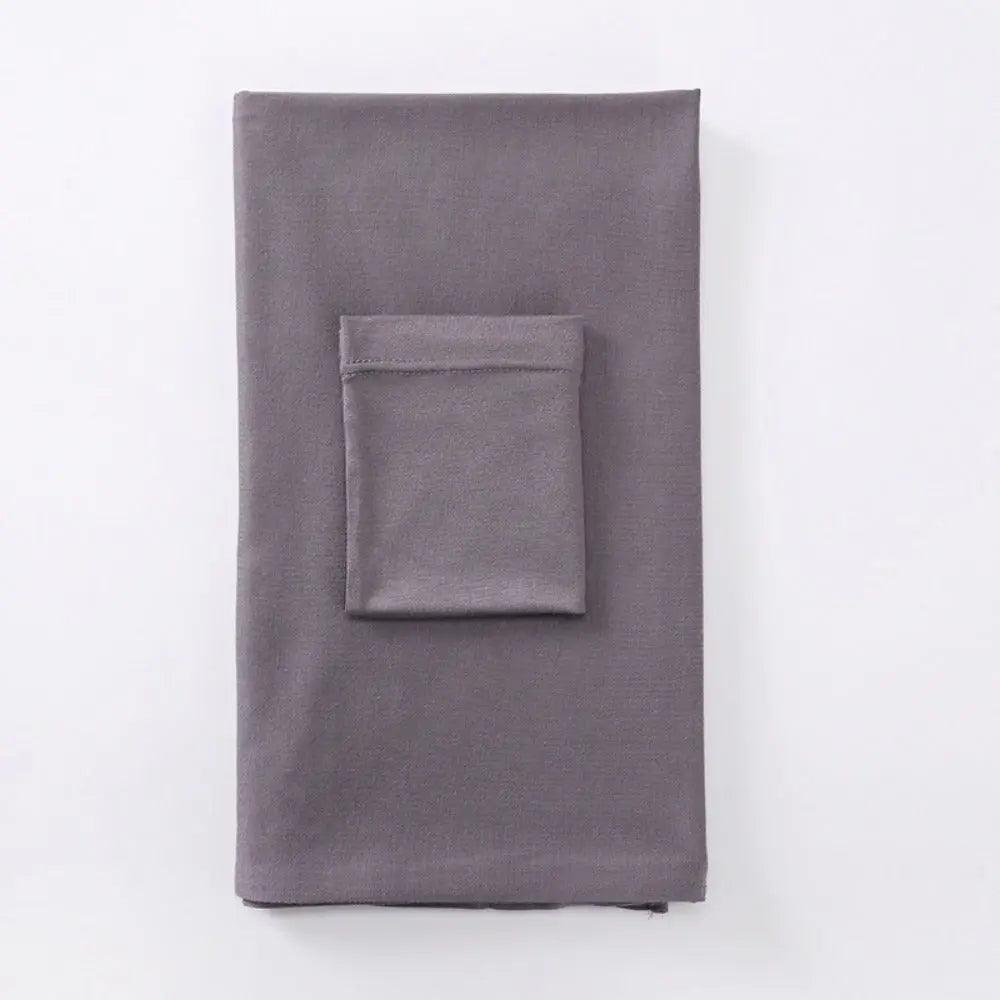 Solid Color Hijab With Basic Headscarf Cap (MH038) - SJB-DIAMOND ELITES