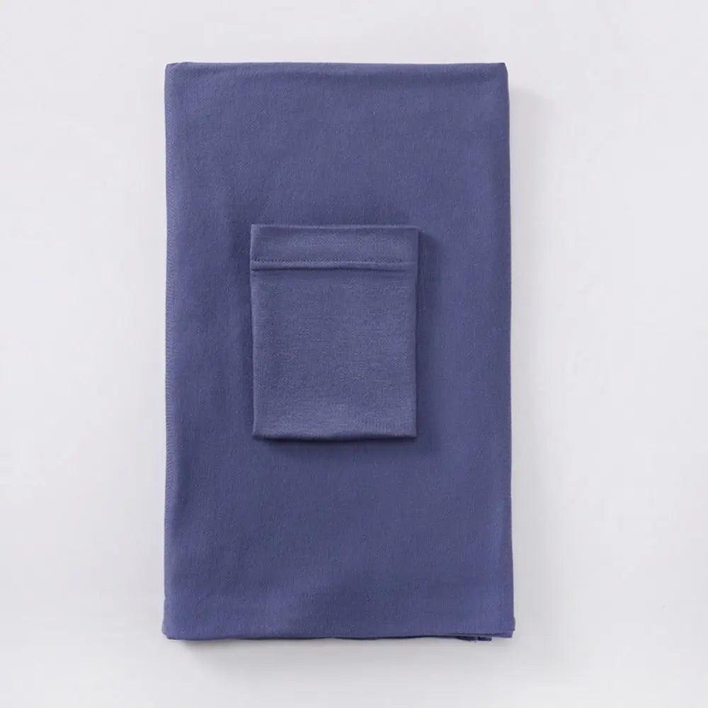Solid Color Hijab With Basic Headscarf Cap (MH038) - SJB-DIAMOND ELITES