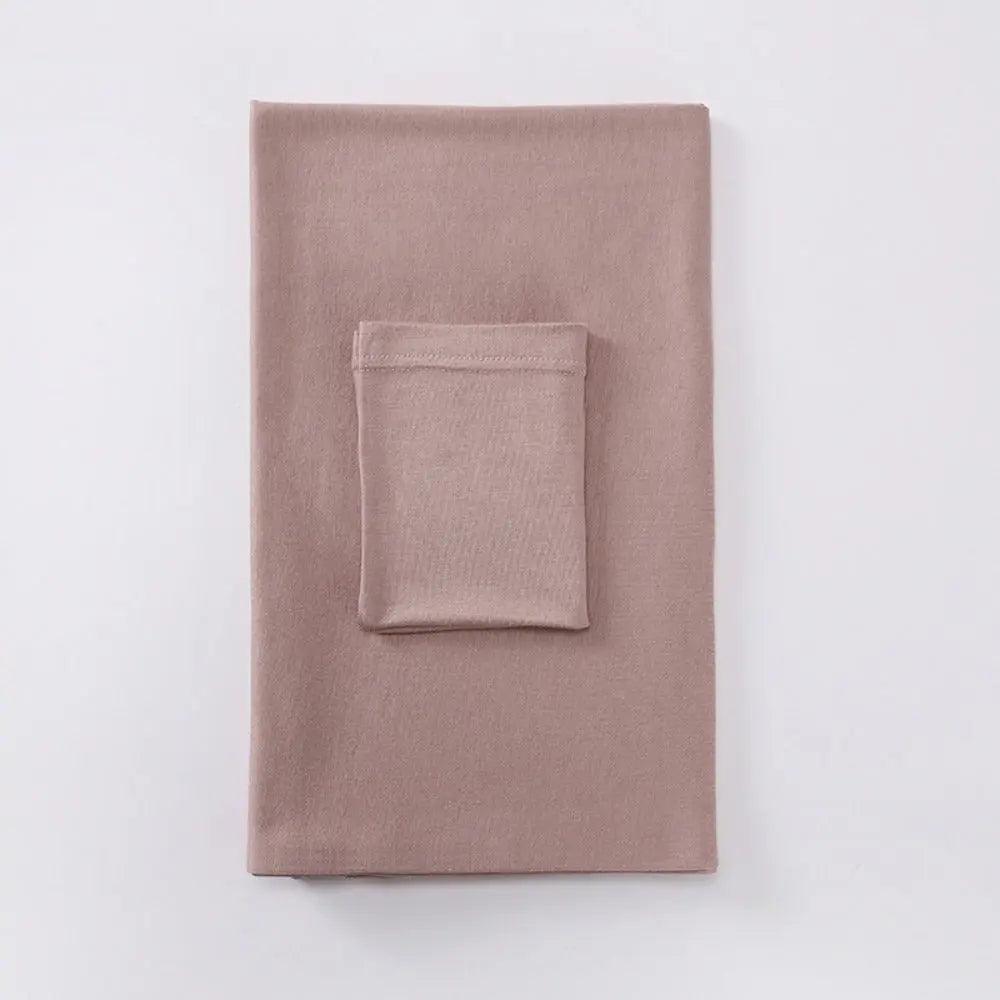 Solid Color Hijab With Basic Headscarf Cap (MH038) - SJB-DIAMOND ELITES
