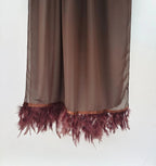 Chiffon Scarves Feather Scarf Hijab (MH039) - SJB-DIAMOND ELITES