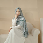 Chiffon Keffiyeh Hijab (MH045) - SJB-DIAMOND ELITES