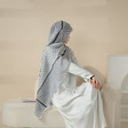 Chiffon Keffiyeh Hijab (MH045) - SJB-DIAMOND ELITES