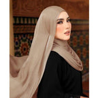 Solid Color Thin Plain Satin Long Hijab (MH051) - SJB-DIAMOND ELITES
