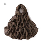 MH054 Rayon Solid Color Wide Brim Hijab - SJB-DIAMOND ELITES