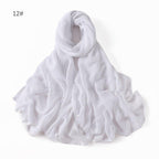MH054 Rayon Solid Color Wide Brim Hijab - SJB-DIAMOND ELITES