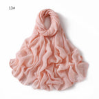 MH054 Rayon Solid Color Wide Brim Hijab - SJB-DIAMOND ELITES