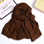 MH055 Encrypted Bubble Wrinkle Solid Color Hijab - SJB-DIAMOND ELITES
