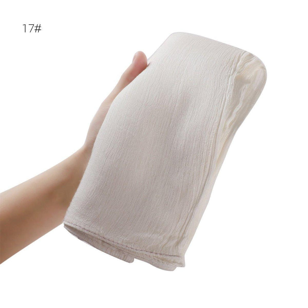 MH056 Simple Pleated Rayon Hijab - SJB-DIAMOND ELITES