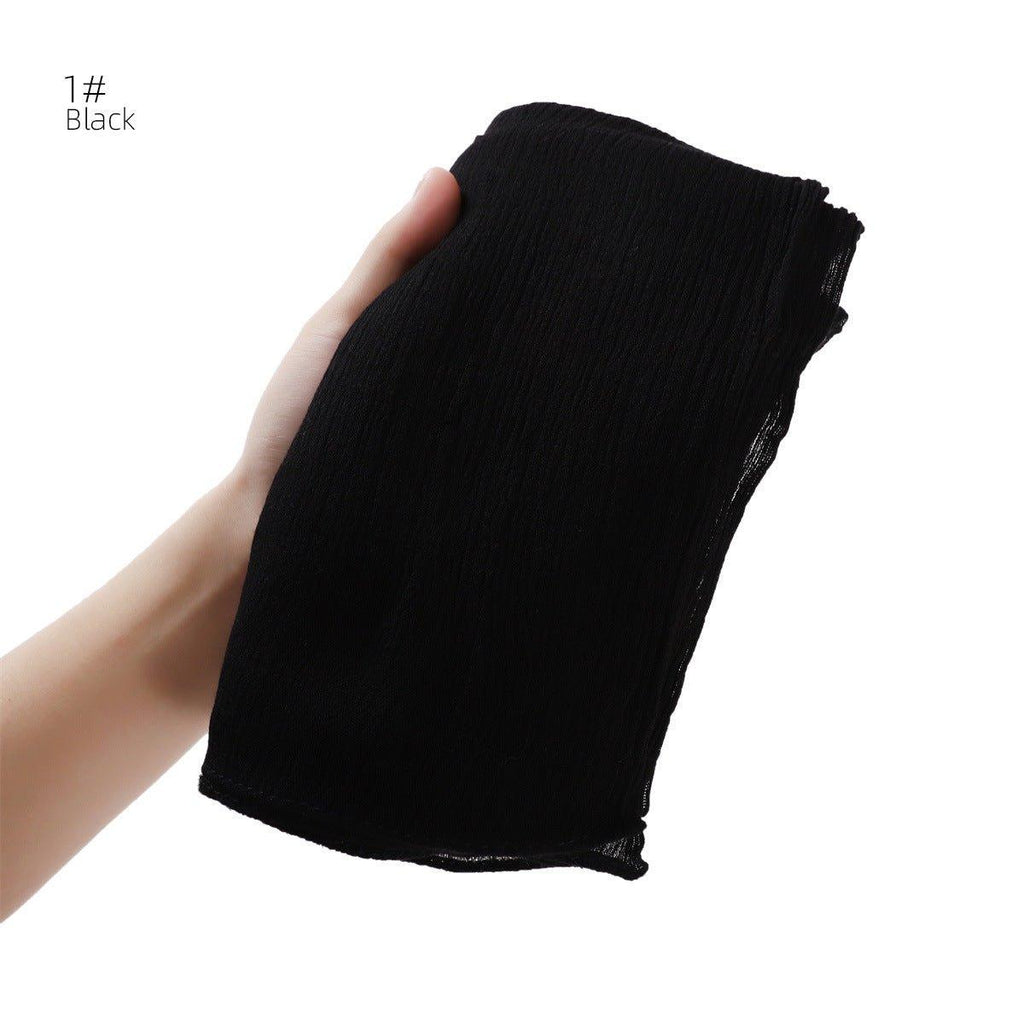 MH056 Simple Pleated Rayon Hijab - SJB-DIAMOND ELITES