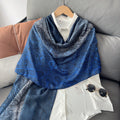 MH058 Cashew Printed Cotton And Linen Thin Hijab - SJB-DIAMOND ELITES