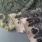 MH058 Cashew Printed Cotton And Linen Thin Hijab - SJB-DIAMOND ELITES